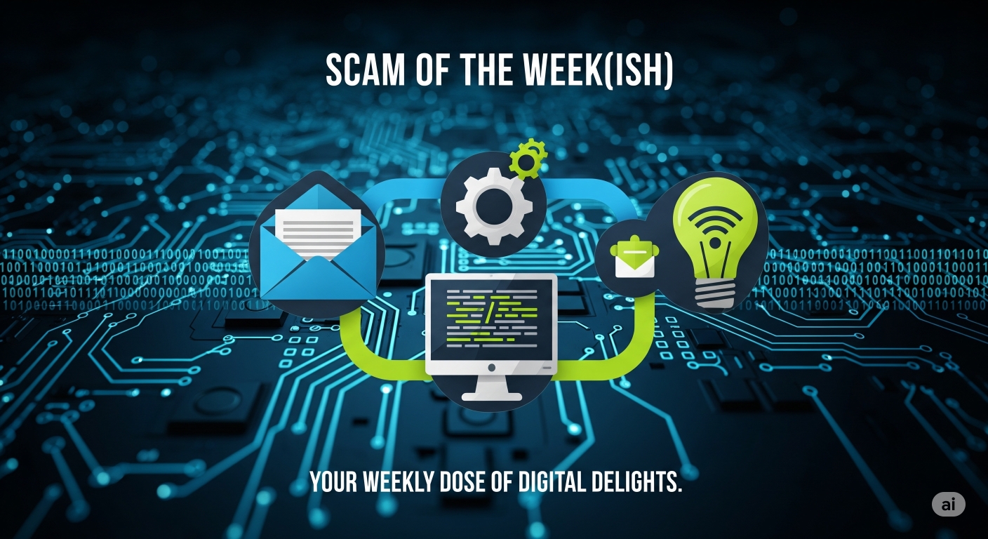 Scam of the Week banner.